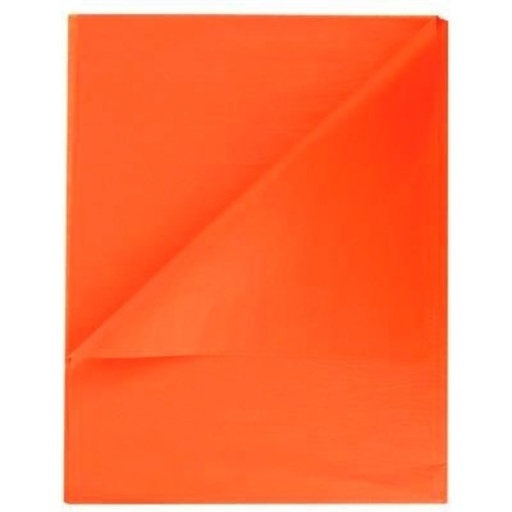 [100841] Tissue Sheets / Satin Wrap Orange 20x30 Q 120 sheets