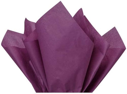 [100871] Tissue Sheets / Satin Wrap Plum  120 sheets/pk