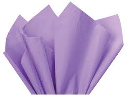 [100931] Tissue Sheets / Satin Wrap Lavender  120 sheets/pk