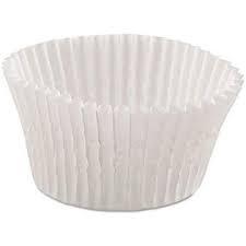 [134BL1] Baking cup 4x1-3/4x1-1/8" Wit (500 pcs/pack) 610020