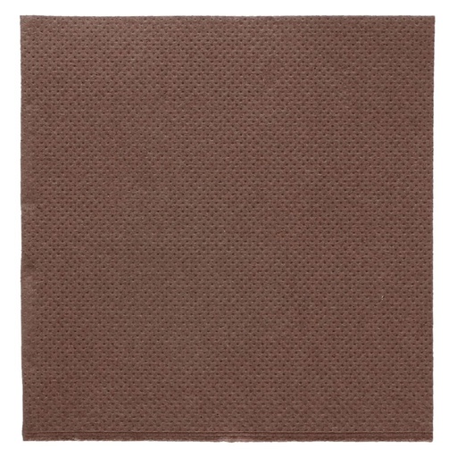 [153.961] Napkins Double Point Chocolate 20x20cm 1/4-fold 100/pk