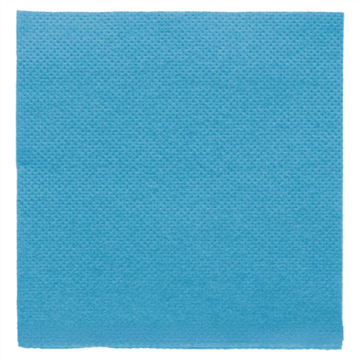 [153.971] Napkins Double Point Turquoise Blue 20x20cm 1/4-fold 100pcs/pk