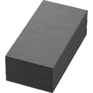 [1683931] Napkins Airlaid DuniSoft 1/8-vouw Granite Grey 40x40cm (60pcs/pack)