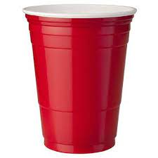 [16TNER1] 16oz Tall Red Cold Cup (16pcs/pk)