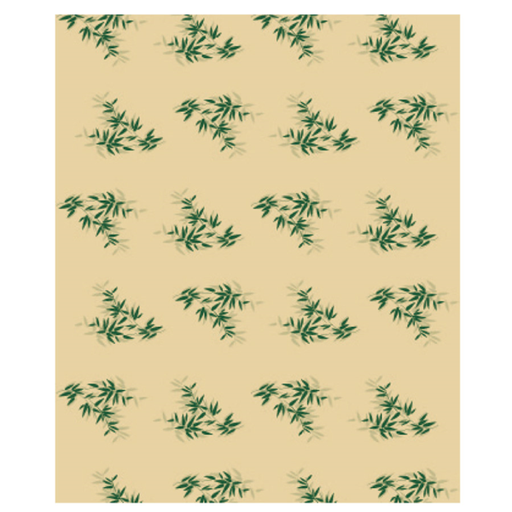 [186.31] Basket Wrapping Paper "Feel Green" 31x31cm Natural Greaseproof (1000st/pak)
