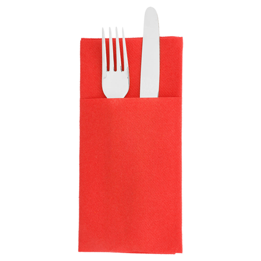 [191.301] Napkins Airlaid "Kangaroo" 1/8-fold Red 40x40cm..(50pcs/pack)