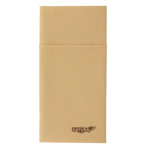 [222.081] Napkins Airlaid "Kangaroo" 1/8-fold Naturel 40x40cm..(50pcs/cs)