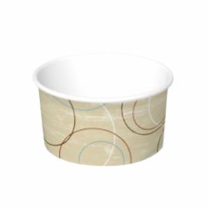 [5DFR1] Ice Cream Cups Paper 5 oz Champagne des. 50pcs/cs
