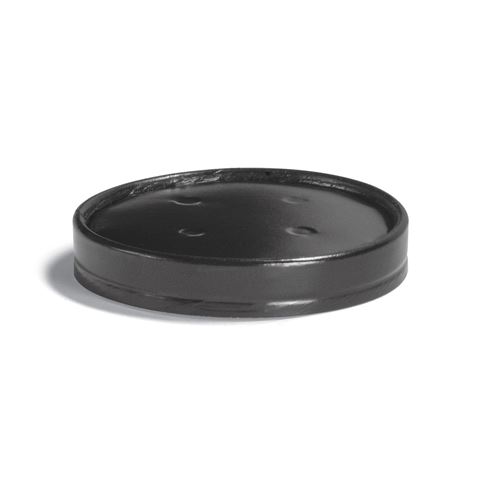 [718721] 8/10/12/16 (Tall) Black PPR Lid (25pcs/sleeve)