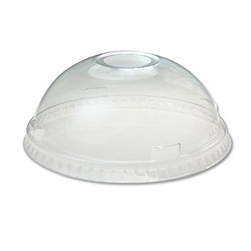 [ADL6621] Dome Lid  with hole Clear 12oz /20oz (50st/pak) / Gelijk aan #DLKC1220