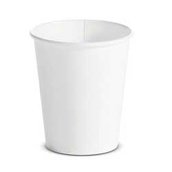 [HC10WHITE(Tall)1] Coffee Cup 10 oz. White TALL (50/pk)