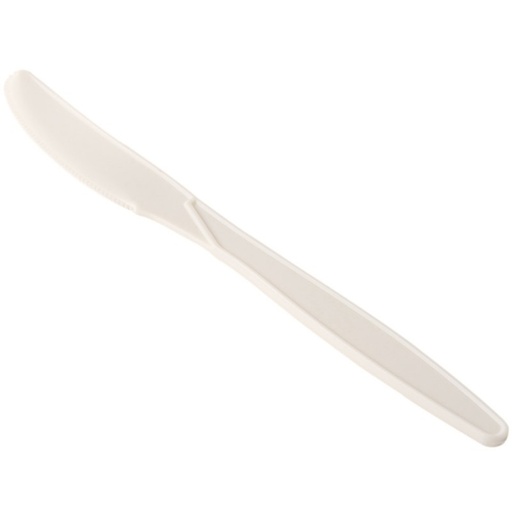 [NCKN1] Heavy PSM knife / mes NatCorn Compostable (100pcs/case) #PSM-NCKN