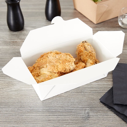 [09BPW] Bio Pack #9 White no-print 200 pcs/cs 8 3/4x4 1/2"