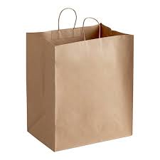 [107] Majestic Paper Shopping Bag Natural 18x7x16"  200st/ds