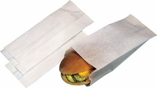 [1111270] Snackzakken / Koekzakken #27 Ongeperforeerd/Onbedrukt Wit 1 pond (10kg)