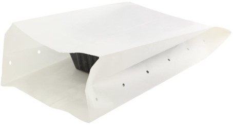 [1205825] Snackzakken / Koekzakken #27 GEPERFOREERD Wit 1 pond (10kg)