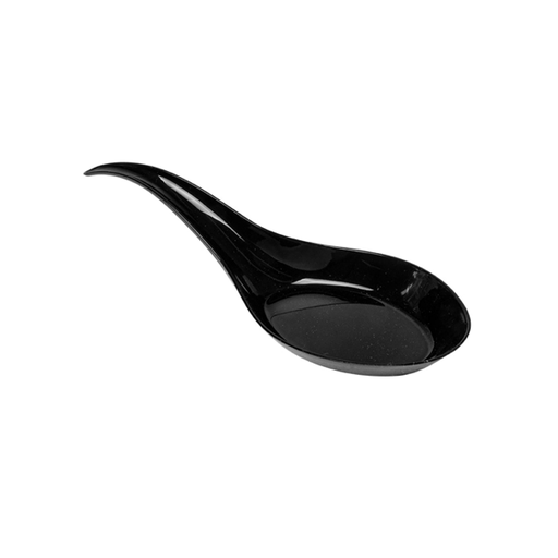 [130.28] Spoons "Hong Kong" 12x3,2cm Zwart PS (100st/pak)