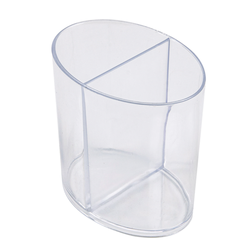 [140.39] Amuse bakje Ellipses. 2x60ml 6,5x6,5cm Clear PS (100pcs/pack)
