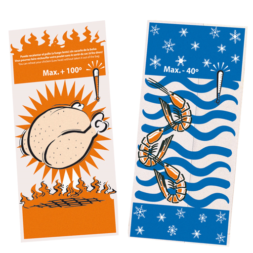 [142.73] Bag for Roast Chicken or Frozen( Kipzak) 17+8x35cm 100/pk