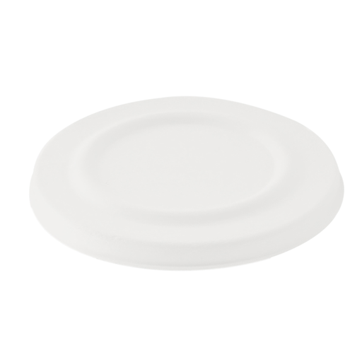 [150.98] Bionic/Bagasse Lids White for item 150.64 (50st/pak)