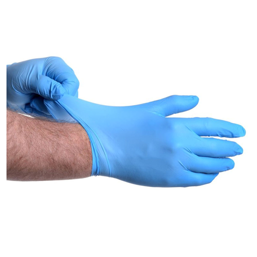 [152.14] Nitrile Gloves/Handschoenen Blauw LARGE (100st/pak)