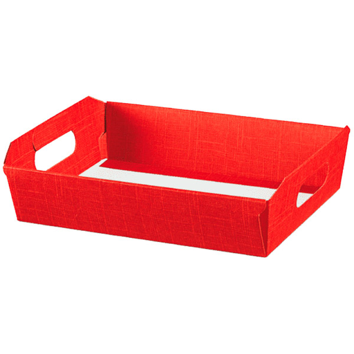 [152.78] Tray Rood Cardboard 40x30x12cm (per stuk)