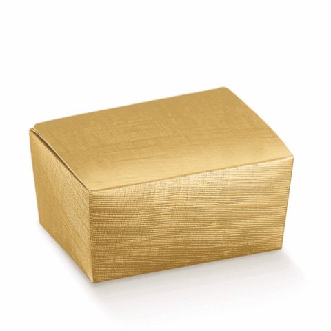 [153.99] Ballotin Boxes 10,3x6,7x4,5cm Gold (per stuk)