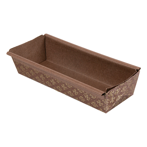 [156.30NEW] Bakery Cooking Mold - Laminated 20x6,5x4,5cm brown paper (500pcs/cs)