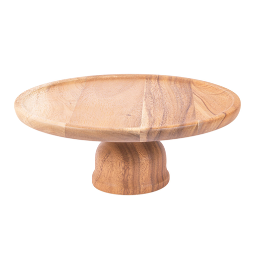 [156.76] Stolp / Wooden base with cylindrical clear cover 33cm diameter. (Per stuk)