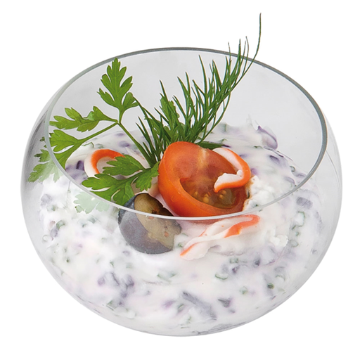 [156.96] Amuse bowl 150ml 6,3x5cm Transparant (5st/pak) materiaal: PS injected