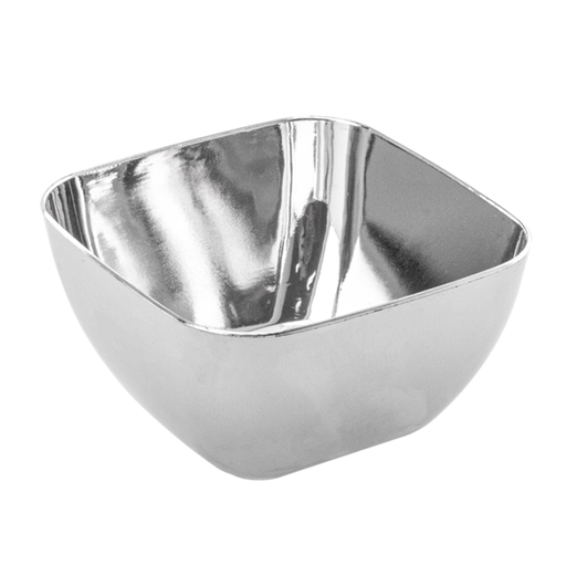 [157.23] Amuse bakje Silver Metallic 60ml (5,7x5,7x3,2cm) 50st/pak