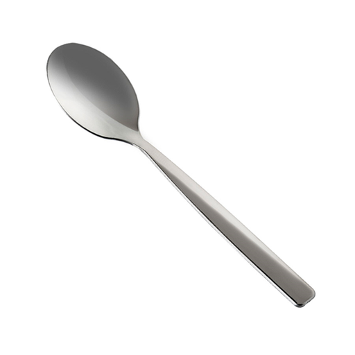 [157.33] Bestek lepel / mini spoon metal look Silver 10cm 200/pk