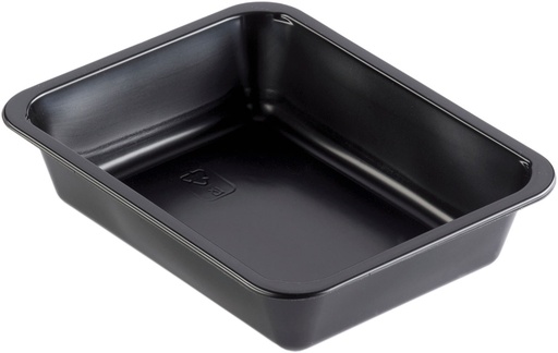 [160063] Tray Duni PP menuschaal Blk rectang. 227x178x50mm  216/cs