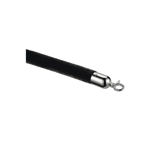 [163.03] Rope for Movable Posts 3,2x150cm Black Velvet (per stuk)