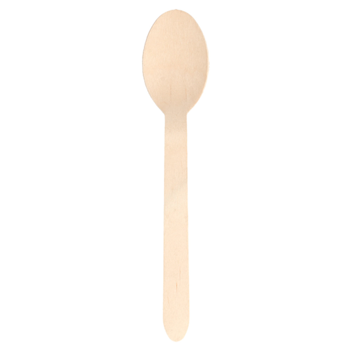 [166.96] Houten lepel / Wooden spoon 16cm (100pcs/pack)