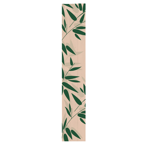 [168.35] Bread Bag "Feel Green" 36gsm 12+7x66cm Natural Kraft (100st/pak)