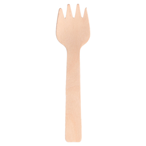 [170.47] Houten Vork-Spoon (Spork)  10,5cm  100/pk
