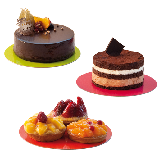 [186.02] Round discs (thinkness 1.5mm) 30cm (Orange/Black) 50st/pak