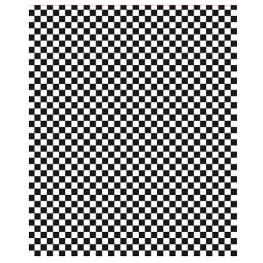 [186.29] Wrapping paper "fitipaldi" 32GSM 31x31cm Black Check (1000pcs/pack)