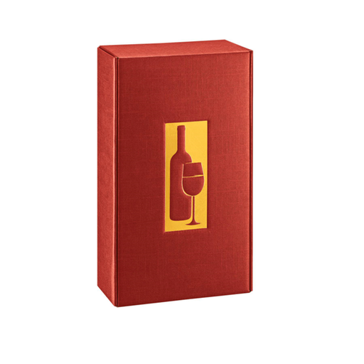 [188.74] 2-fles wijndoos Bordeaux 34x18,5x9cm (Per stuk)