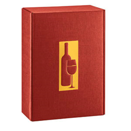 [188.75] 3-fles wijndoos Bordeaux 34x28x9cm (Per stuk)