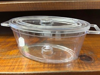 [189.65] Cocotte Clear Polycarbonate 31x15x12cm (per stuk)