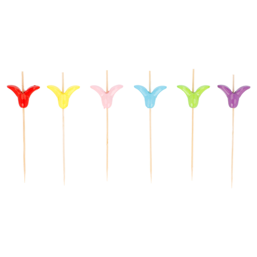 [191.74] Prikkers / picks "tulipe" 9cm (100st/pak)