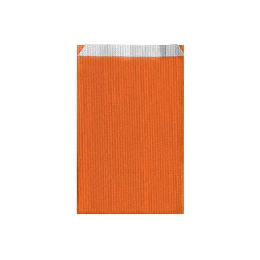 [192.43] Luxe fournituren zakjes Orange 19+8x35cm (250st/doos)