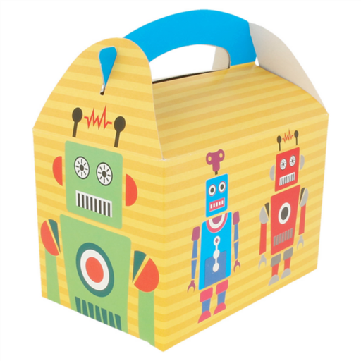 [194.99] Gable Box - Children Box - Design "Robot" 17x16x10cm 50pcs/pk