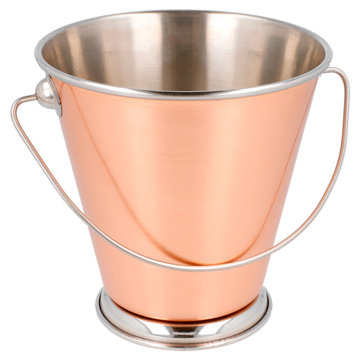 [198.99] Mini Ice Bucket 12x12cm Copper Stainless Steel per pc