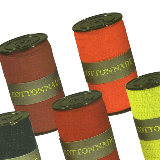 [200.39] Ribbon "Cottonade" 10mm x 20m Brown (per stuk)