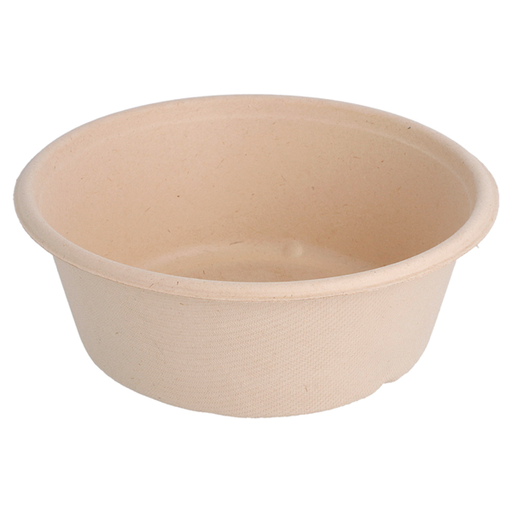 [204.07] Bowl "Bionic" 600ml Natural Cellulose dia=15,5cm 50/pk
