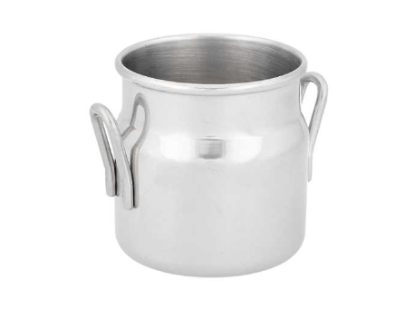 [204.22] Mini Milk Jug 90ml Silver Stainless Steel (per stuk)