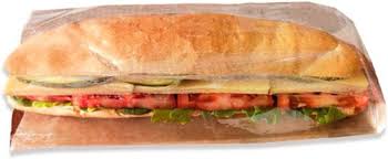 [204.96] Sandwich bags Brown Kraft with Corner Window / 40gsm / Long 12+6x38cm (250pcs/pack)